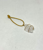 Clear Quartz rough Ornament