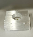 Selenite candleholder