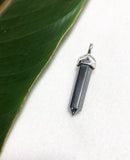 Hematite doublepoint pendant