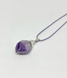 amethyst point pendant