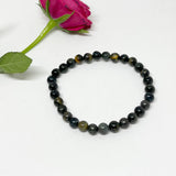 Bluish tiger's eye bracelet