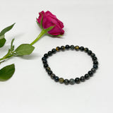 Bluish tiger's eye bracelet