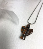 tiger's eye pendant with silver925