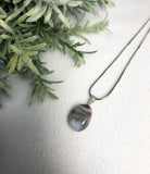 botswana agate pendant