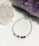 Clear quartz with chakra