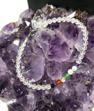 Clear quartz with chakra