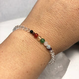 Clear quartz with chakra