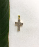 Agate Quartz Druzy Cross 01