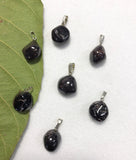 Garnet tumble stone pendant