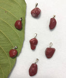 red jasper tumble stone pendant