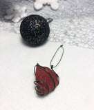 Red jasper rough Christmas Ornament