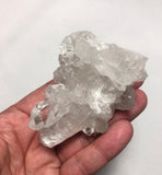 Clear quartz cluster
