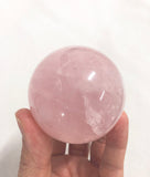 rose quartz sphere