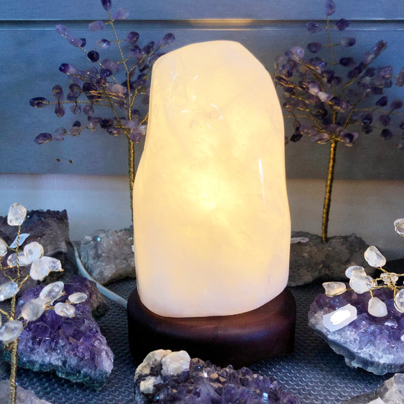 Semi precious stone Lamps/candleholders