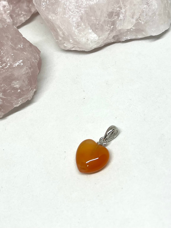 Carnelian Heart Pendant