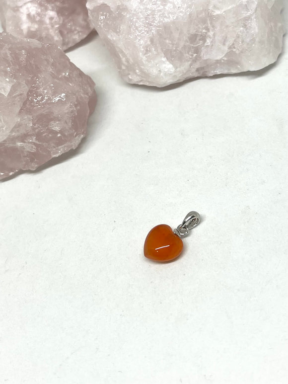 Carnelian Heart Pendant