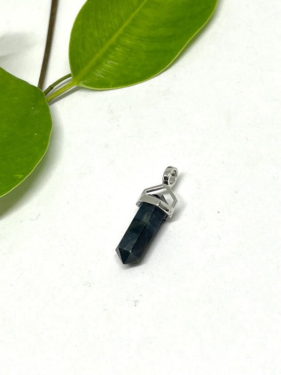 Blue tigers eye pendant 