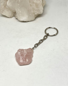 Rose Quartz keychain