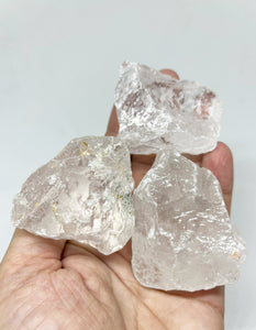 Clear quartz rough crystal