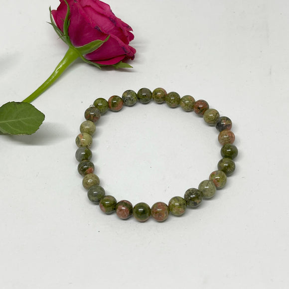 Unakite bracelet