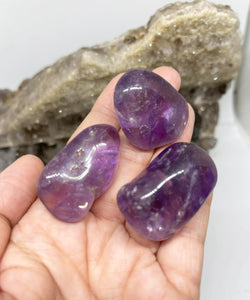 Amethyst tumble stone – Gregoria's Gems Shop