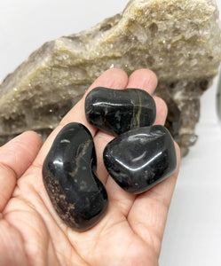 Black Onyx tumble stone