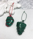 Aventurine tumble Christmas Ornaments