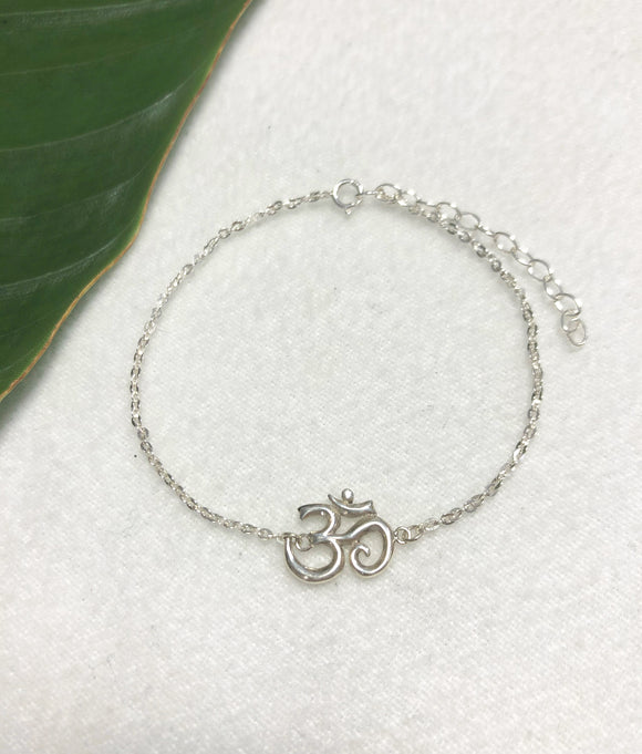 Om bracelet yoga symbol