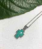 Amazonite cross