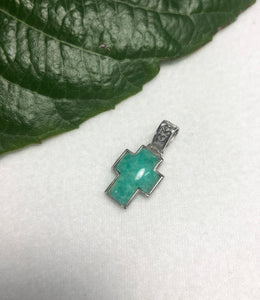 Amazonite cross