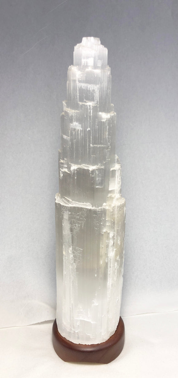 Selenite lamp