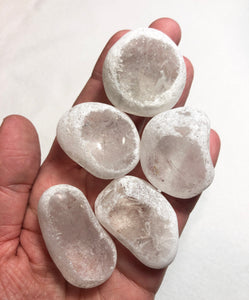 Clear quartz Dragon eggs