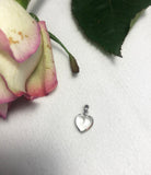 Clear quartz heart pendant