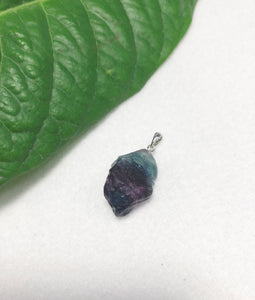 Fluorite rough pendant