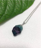 Fluorite rough pendant