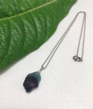 Fluorite rough pendant