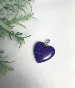 Lapis heart pendant