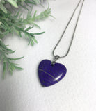 Lapis heart pendant