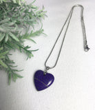 Lapis heart pendant