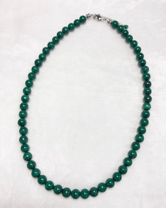 malachite necklace