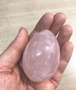 Rose quartz Egg